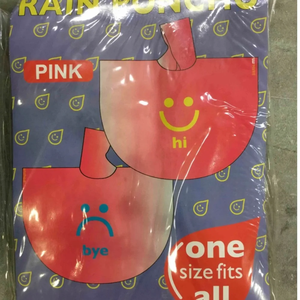 Hooded Rain Poncho - Little Miss Matched - Bright Pink - Hi & Bye